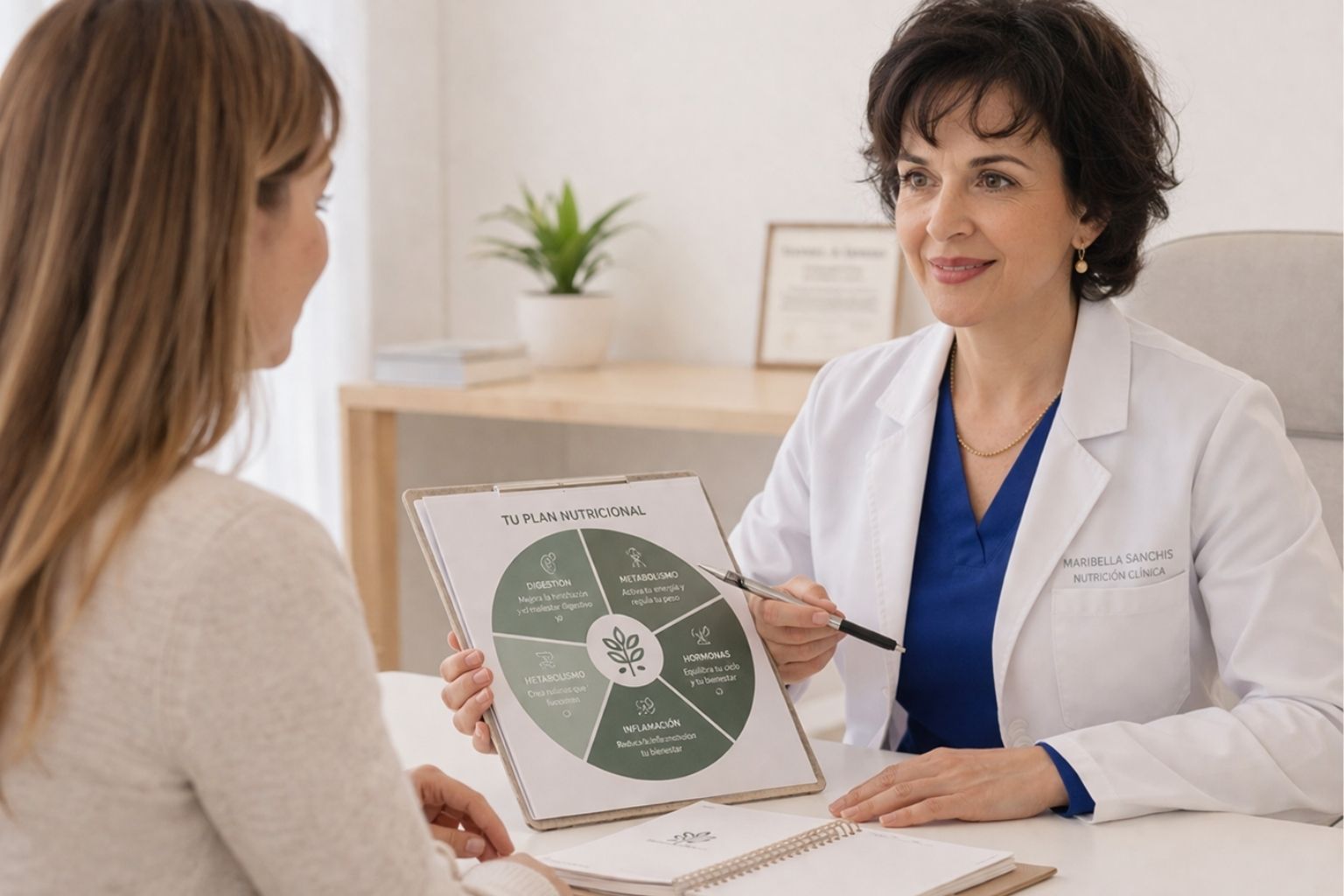 nutricionista en Cáceres con mujer diagnosticada de SOP